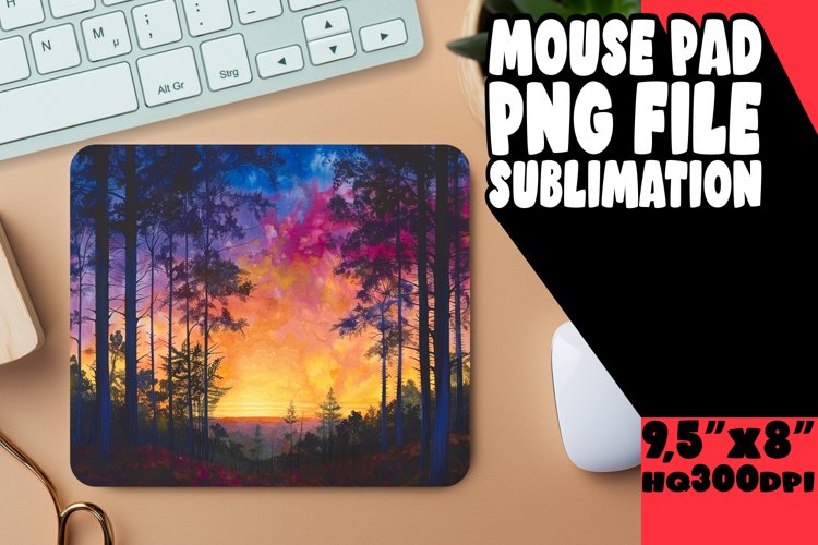 Radiant Beauty Mouse Pad Sublimation