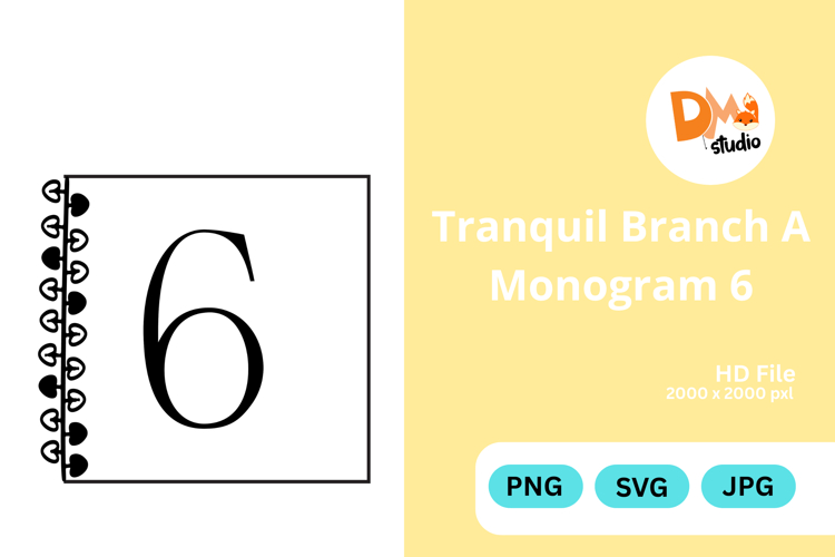 Tranquil Branch Monogram Icon
