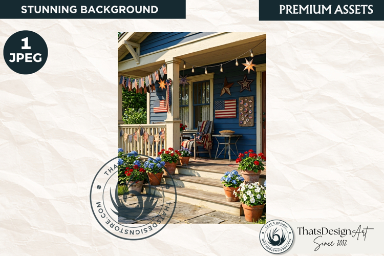 Patriotic Americana Backdrops - 4th of july backgrounds