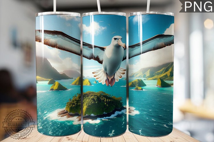Albatross Tumbler Wrap - Albatross Tumbler Design example image 1