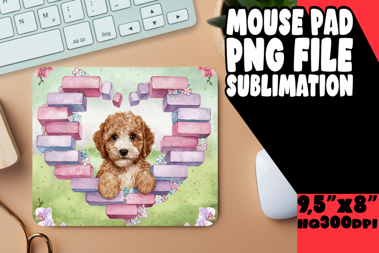 JOYFUL DESK MAT CREATIVE DESIGN, Cute Dog