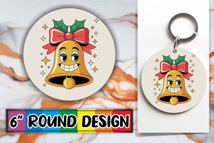 Radiant Round Designs for Gifts, Cute Christmas example image 1