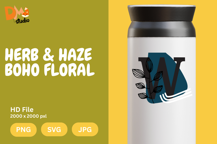 Boho Floral Svg Image 14