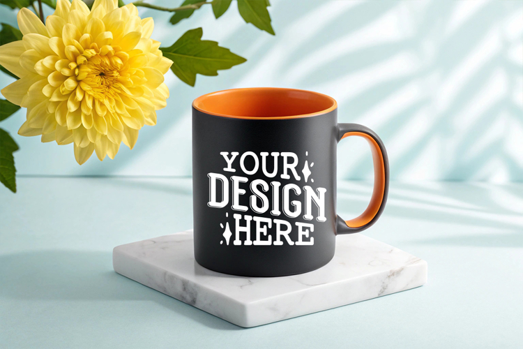 Coffee Mug Mockups, Spring Mug Mockup, Styled Stock Mockup