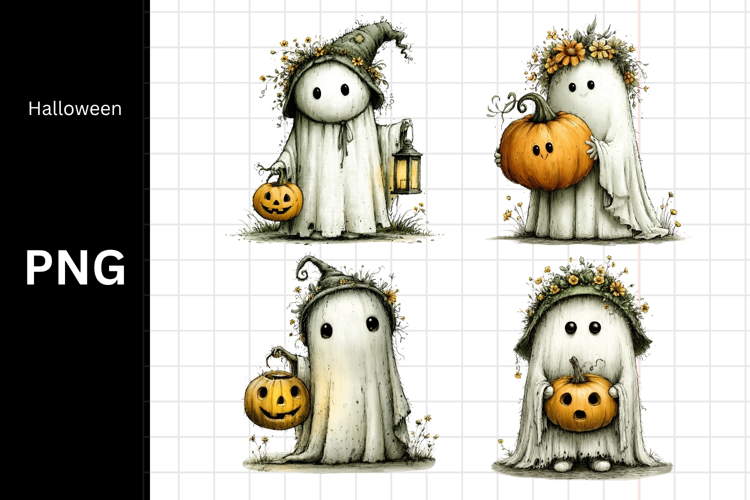 Halloween PNG, Ghost PNG, Fall PNG