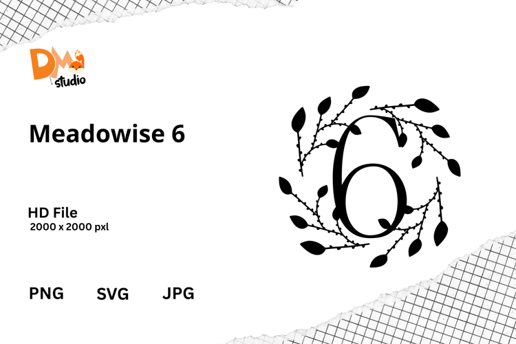Floral Monogram Letter Svg Image 17