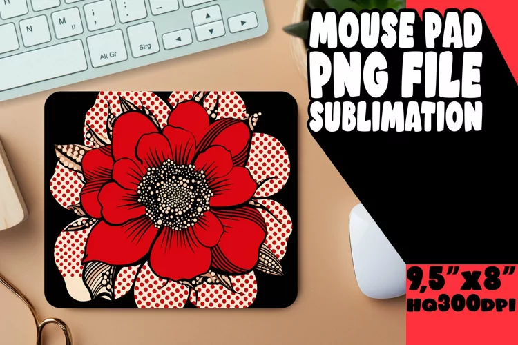 Spring Blossom Sublimation Mouse Pad