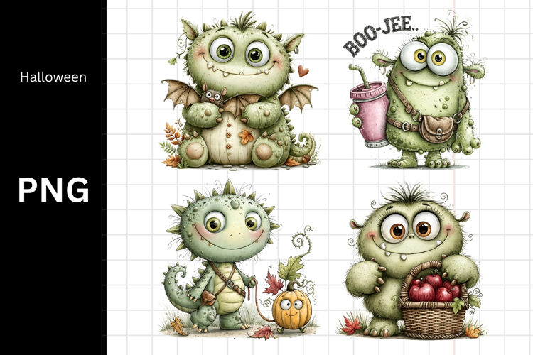 Halloween PNG, Monster PNG, Fall PNG