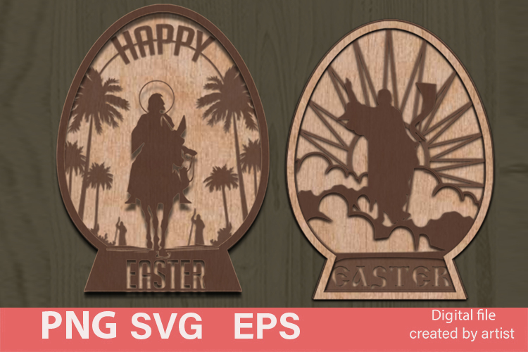 Easter eggs EPS SVG PNG, Easter boho EPS SVG PNG, egg design