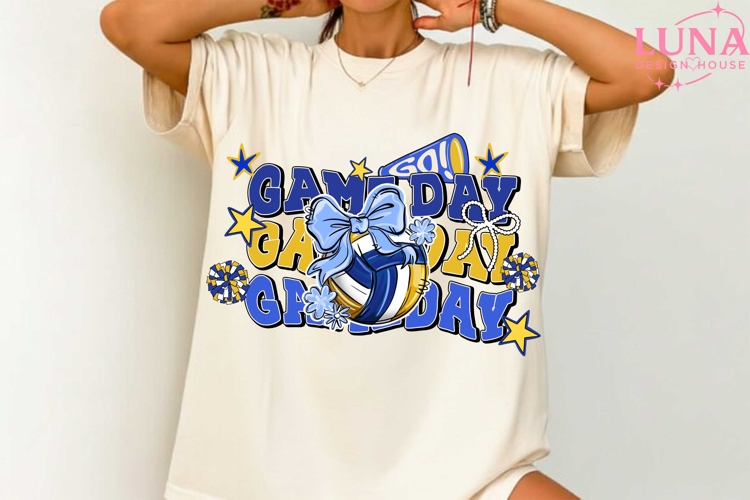 Retro Volleyball Mama Png, Retro Volleyball Png, Volleyball