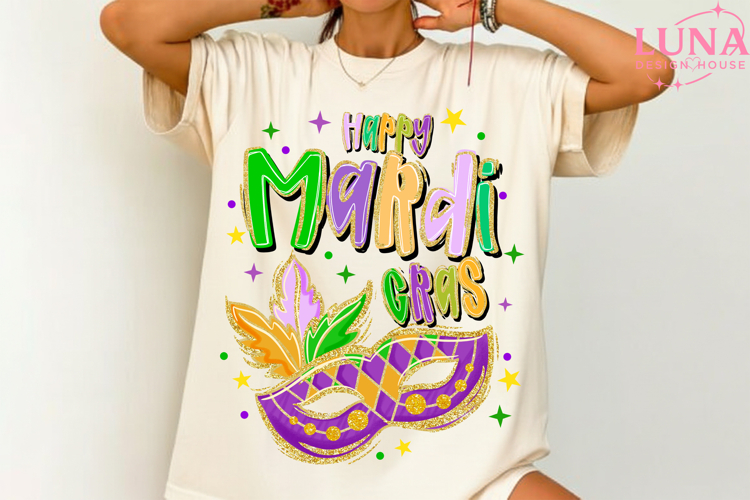Mardi Gras Coquette Png, Preppy Mardi Gras Yall Png, Mardi
