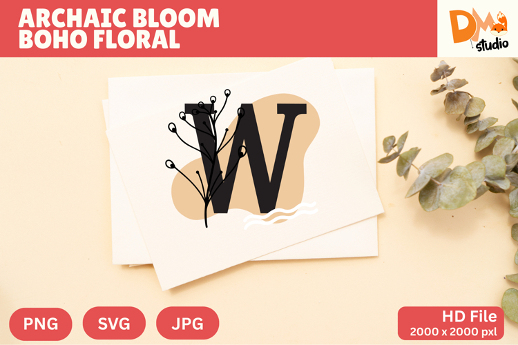 Floral Letter Svg Image 2