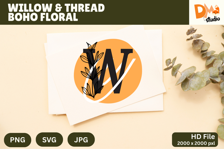 Floral Letter Svg Image 15