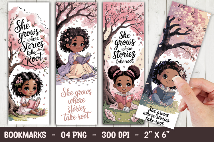 Girl Quote Bookmark Sublimation