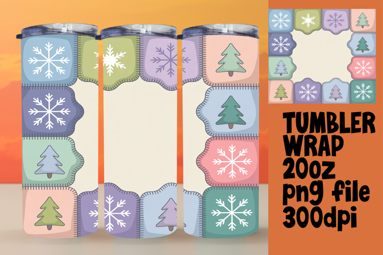 Christmas Tumbler Wrap Image 6