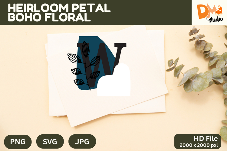 Boho Floral Svg Image 13