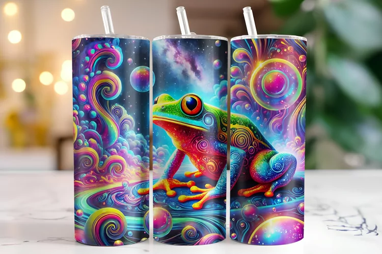 Frog Tumbler Wrap | Sublimation | Tumblers