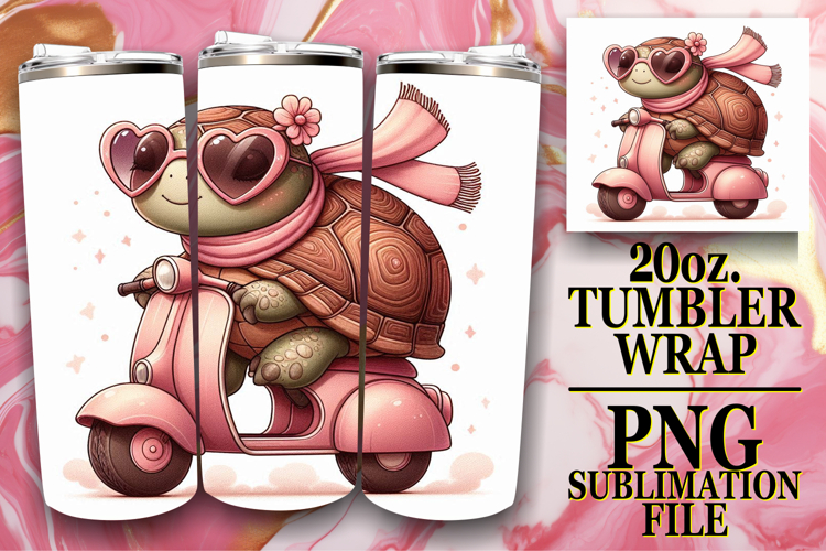 RADIANT MOMENTS 20oz TUMBLER WRAP, Turtle