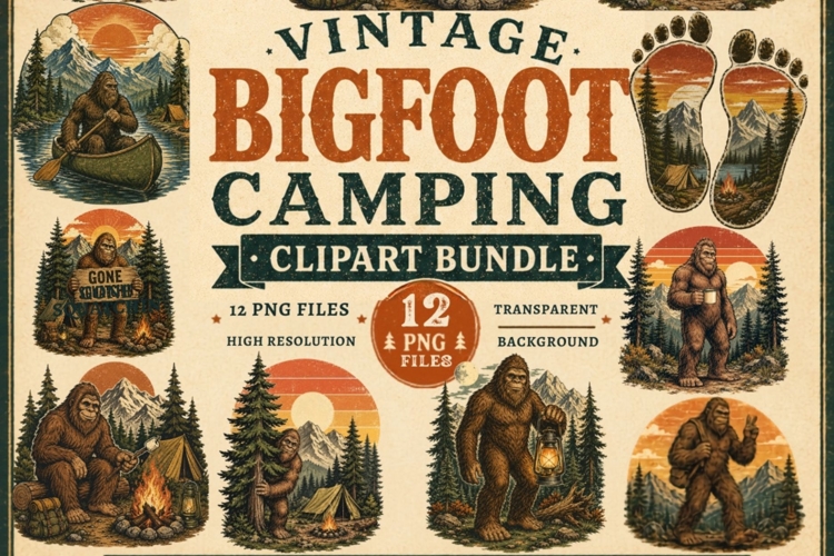 Bigfoot Clipart Image 2