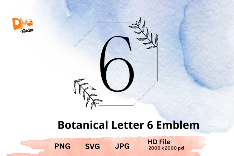 Floral Letter Svg Image 4