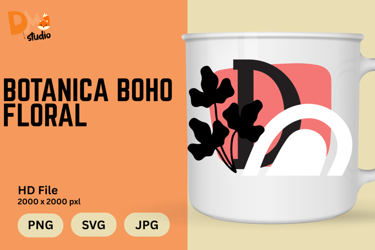 Botanica Boho Floral Monogram