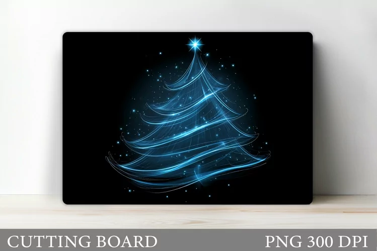 Christmas Tree Cutting Board. Christmas Tree Sublimation