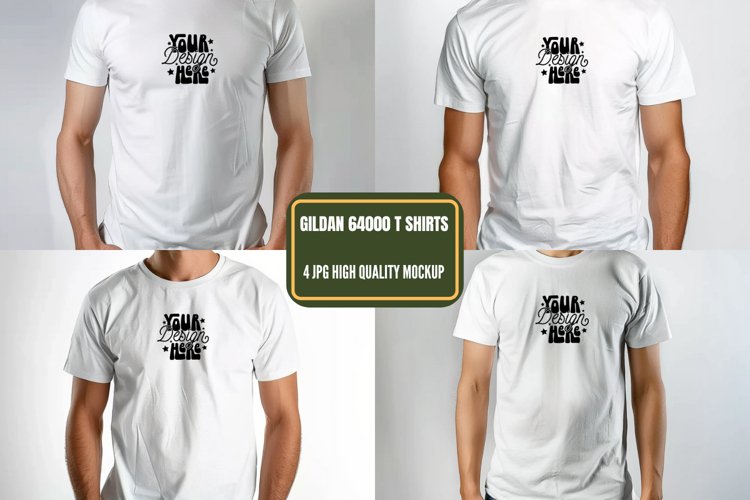 White Tshirt Mockup Image 22