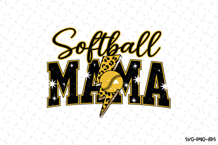 Softball Silhouette Image 16