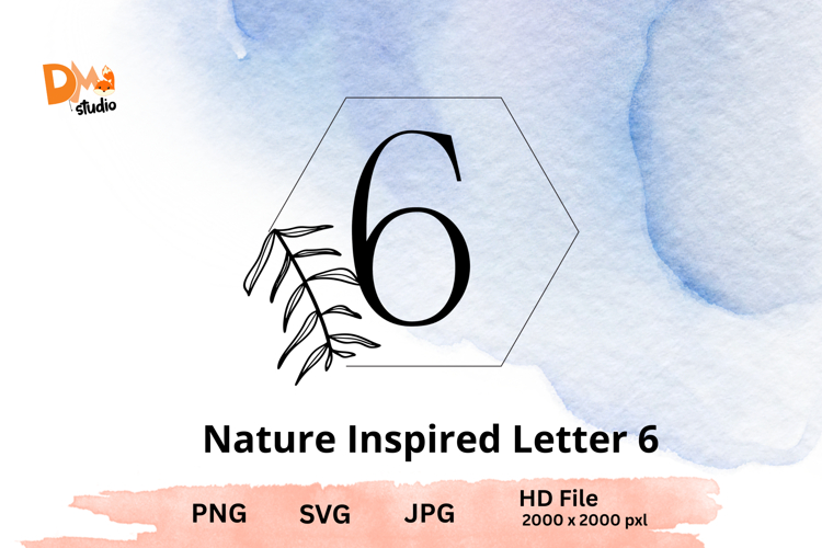 Leaf Monogram Svg Image 18