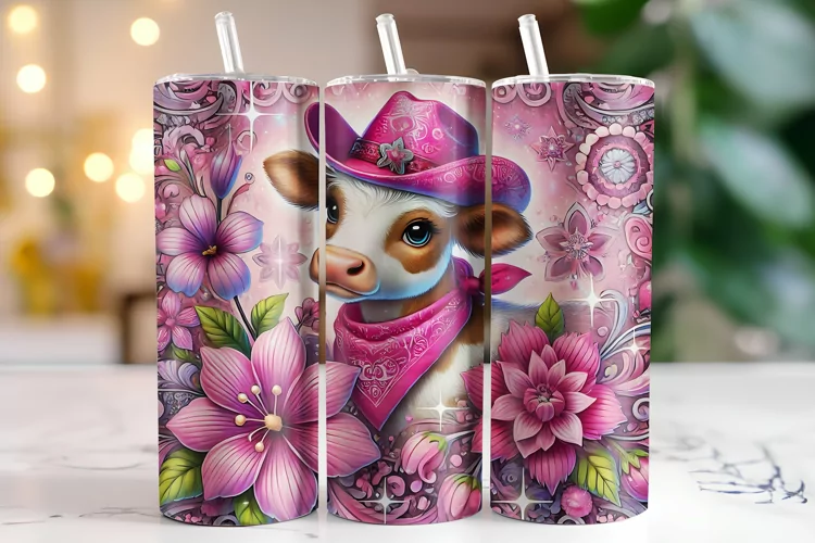 Cow Tumbler Wrap | Sublimation | Tumblers