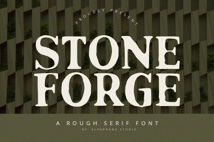 Stoneforge - Serif Font