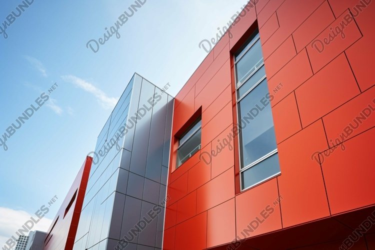 Sign Board Mockup Commercial Building Fascia Aluminium Metal