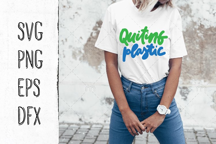 Zero waste SVG | Quiting plastic example image 1