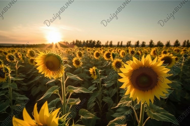 Sunflower Clipart Image 5