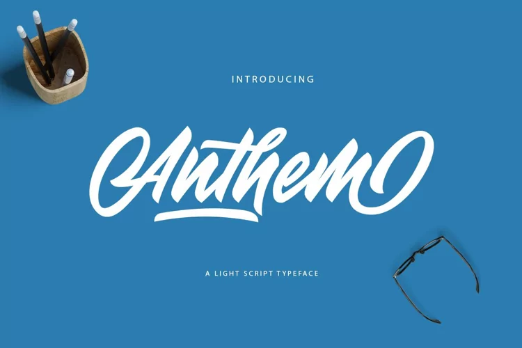 Anthem - Versatile Bold Brush Typeface