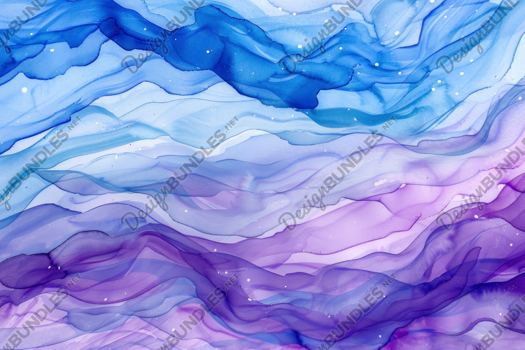 Waves Watercolor Texture Background Wallpaper