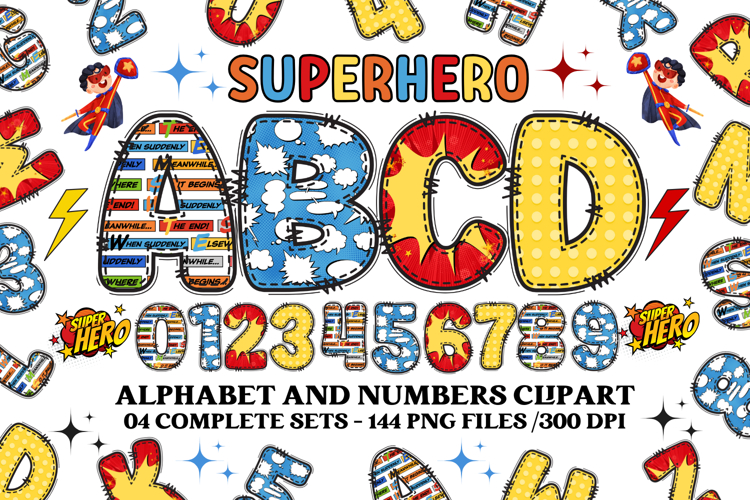 Superhero Alphabet Image 5