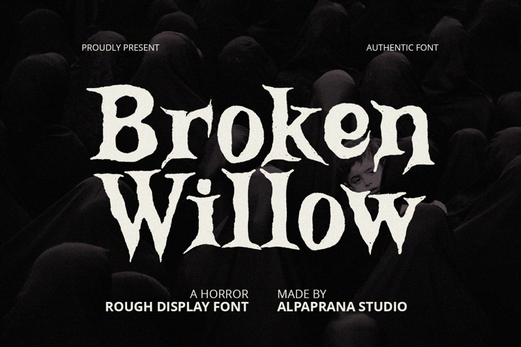 Broken Willow - Display Font