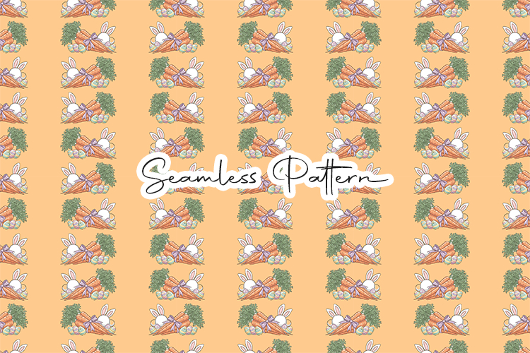 Easter Bunny Carrot Harvest Pattern