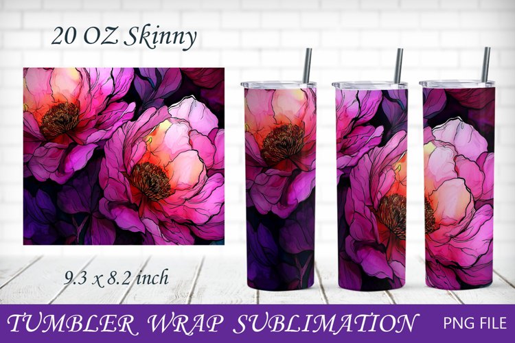 Alcohol Ink Tumbler Wrap Image 15