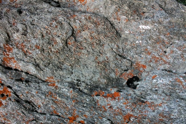 Closeup shot of a big stone