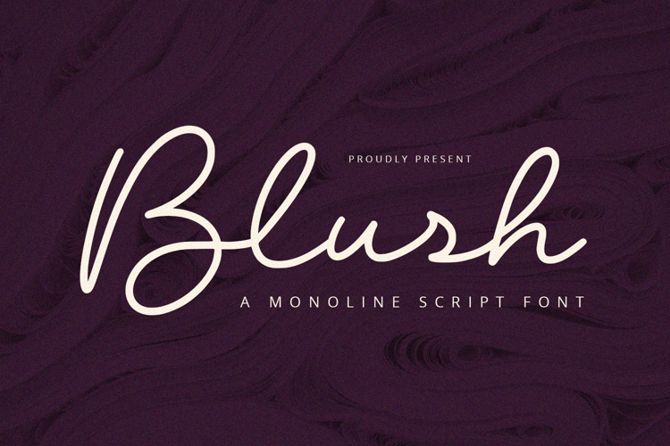 Blush - Script Font