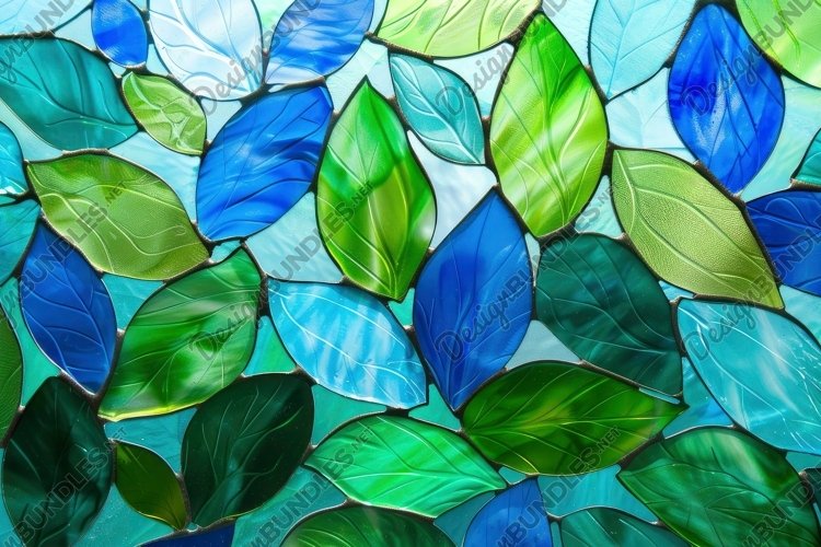 Stained Glass Texture Image 8