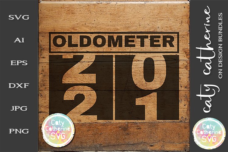 21 Twenty First Birthday Oldometer SVG Cut File