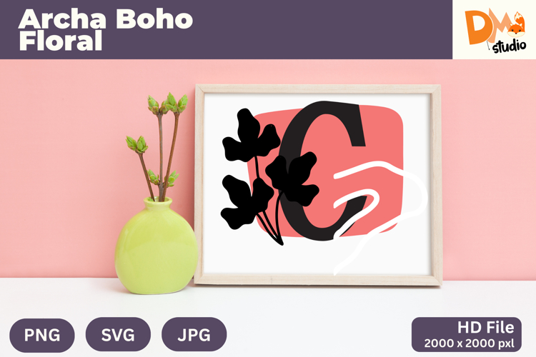 Boho Floral Svg Image 5