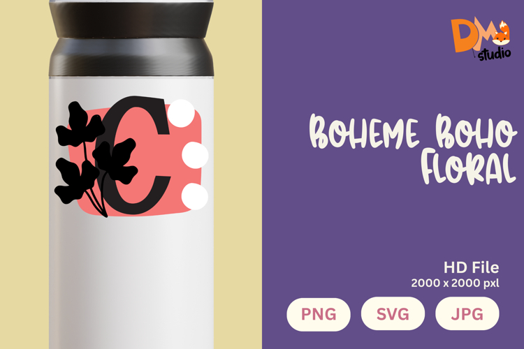 Boho Floral Svg Image 18