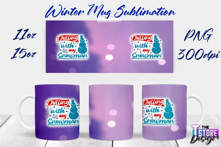 Winter Mug Sublimation | Winter 11 oz |15 oz Mug Sublimation