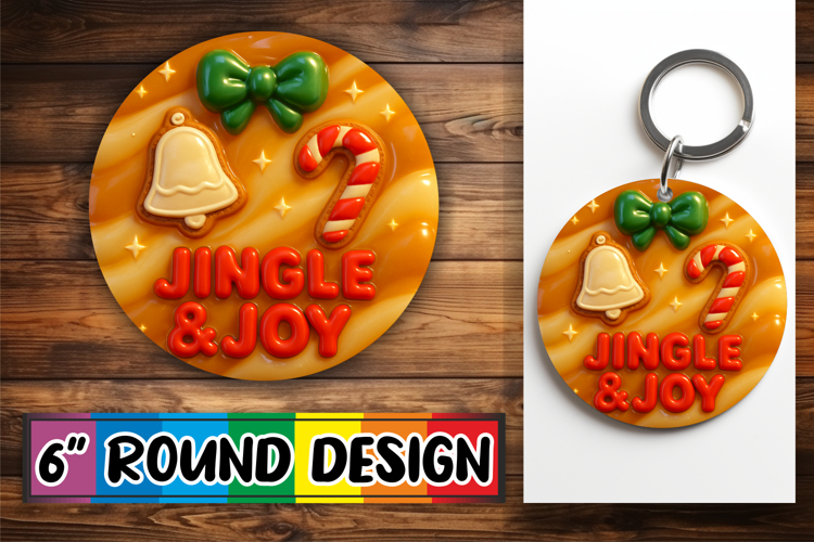 Timeless Circle Keychain Magic PNG, Holiday