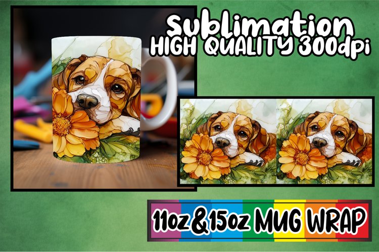 Timeless joy 11oz 15oz sublimation wrap, Animals example image 1