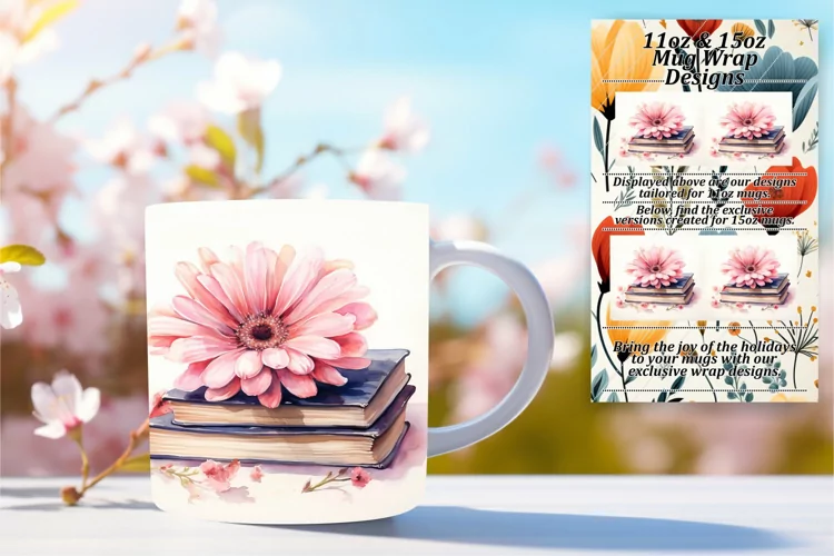 Whimsical Watercolor Mug Sublimation